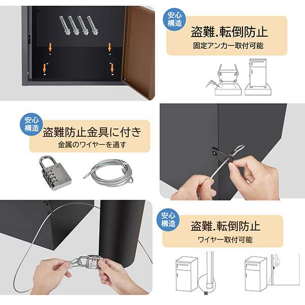 大得価2024TOOLS LIFE 宅配ボックス【完成品】【1段タイプ】 その他