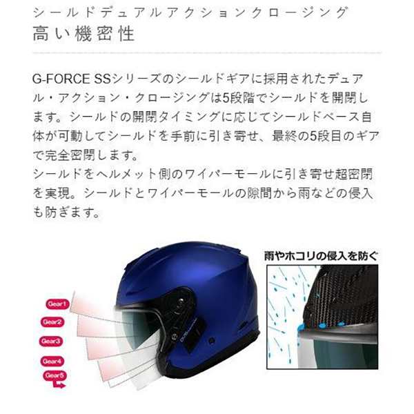 WINS(ウインズ):G-FORCE SS JET typeC_マットディープブルー_M