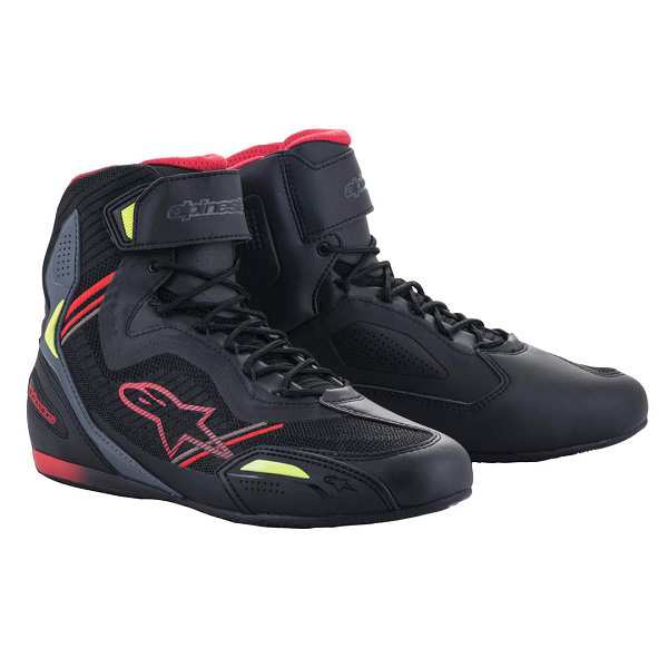 アルパインスターズ:FASTER 3 RIDEKNIT SHOE 136 BLK RED YEFL 8.5 8059175967962 アルパイン FASTER-3 RIDEKNITレッドイエローの通販はブーツ