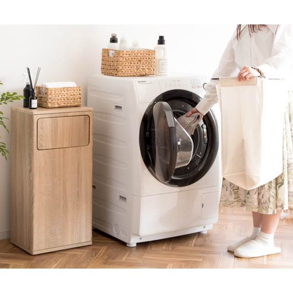 宮武製作所:プッシュ扉ランドリーラック ナチュラル RB-430【メーカー直送品】 の通販は