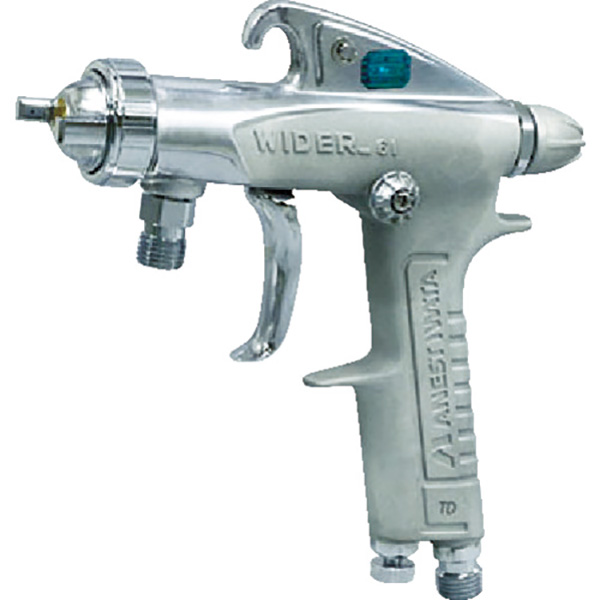 アネスト岩田:小形スプレーガン 吸上式 ノズル口径 Φ1.5 W-61-3S 小形スプレーガン（吸上式） (1台)  オレンジブック 3808084の通販は