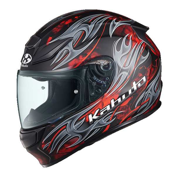 OGK(オージーケー):SHUMA　FLAME　（フレイム） フラットブラックレッド M 2086223 の通販は