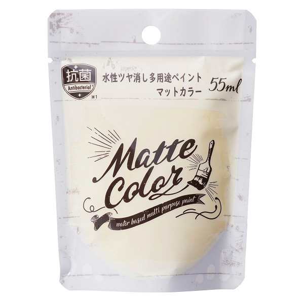 アサヒペン:水性多用途ペイントマットカラー 55ML アイボリーホワイト 4970925470300 DIY 塗料 水性塗料 多用途 マット  ツヤ消しの通販はau PAY マーケット - イチネンネット | au PAY マーケット－通販サイト