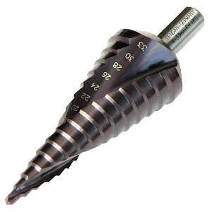 DENSAN(デンサン):ブラックチタンステップドリル DSB-433RS DSB-433RS の通販は