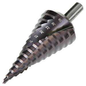 DENSAN(デンサン):ブラックチタンステップドリル DSB-439RS DSB-439RS の通販は 29,178円