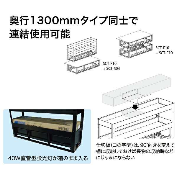 JEFCOM(ジェフコム):バンキャビネット SCT-S04 自由な組み合わせで車内を整理整頓！ SCT-S04 