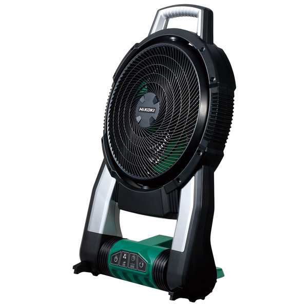 HiKOKI(ハイコーキ):ファン 本体のみ ACアダプタ付属 UF18DSAL(NN)【地域制限有】 扇風機 ファン コードレス UF18 首ふり 充電 UF18DSAL(NN) re-ggt の通販は