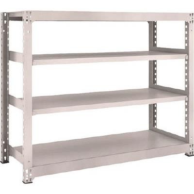TRUSCO(トラスコ中山):M3型中量棚 1500X571XH1200 4段 単体 ネオグレー M3-4564【メーカー直送品】 オレンジブック 5069505の通販は