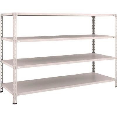 TRUSCO(トラスコ中山):スチールラック軽量棚開放型 W1800XD600XH1200 4段 46W-14【メーカー直送品】 オレンジブック 5024935の通販は