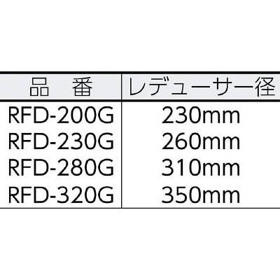 TRUSCO(トラスコ中山):フレキシブルダクト不燃タイプ Φ230X長さ5m RFD