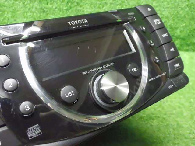 トヨタ 純正 OP-W60 08600-00J10 純正オーディオ CD USB AUX 220926009