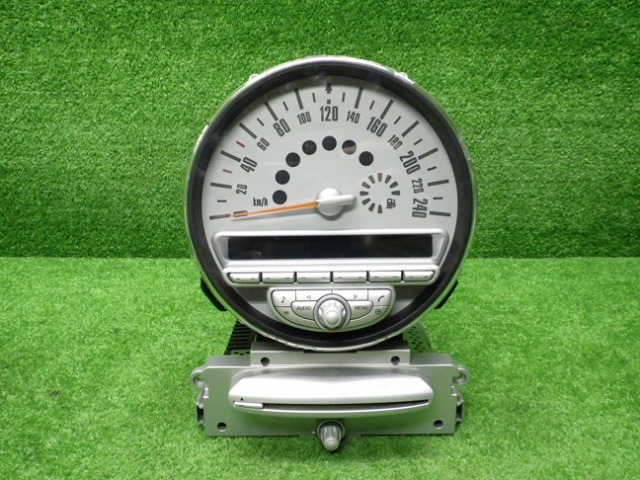 BMW ミニ R56 スピードメーター オーディオセット 230308009