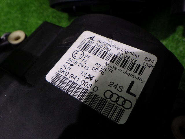 A4 ヘッドライト左右 HID 8K 8K0941003D バラスト付 アウディ 251009027_8