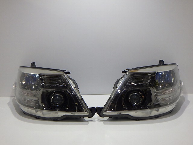 10系 アルファード ヘッドライト左右 HID ANH MNH 後期 10/15 58-17 7 81110/81150-58070 コーティング AFS付 綺麗 260610032