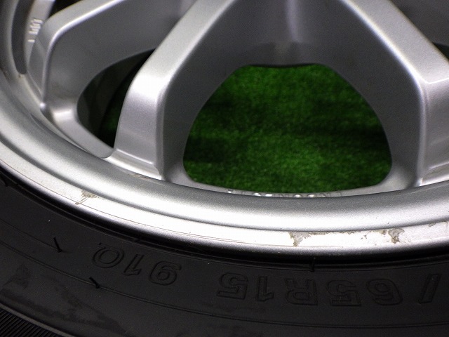 プリウス？ 純正 タイヤ付ホイール 195/65R15 1本 ジャンク品 トヨタ