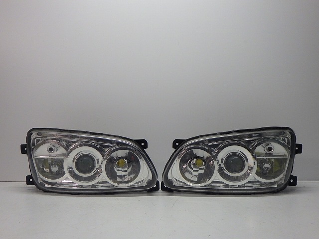 プロフィア　レンジャー　ヘッドライト　左右　HID　ユニット　100-35015　24V　100−35889　100-35020　コーティング　綺麗　260611235