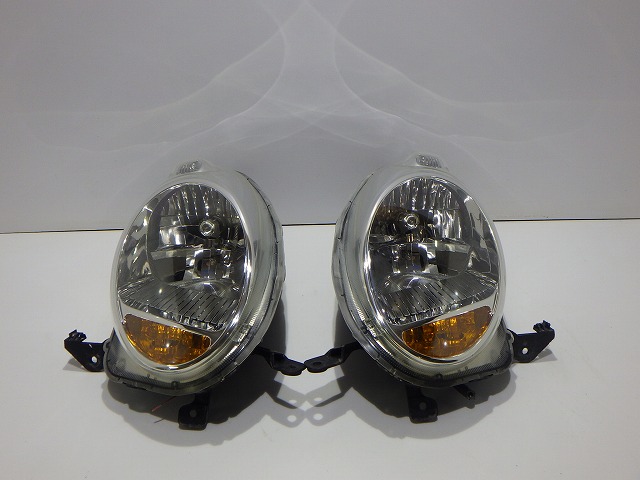マーチ　ヘッドライト　左右　ハロゲン　K12　BNK12　後期　1816　C　26010/26060-CT40A　コーティング　260313037