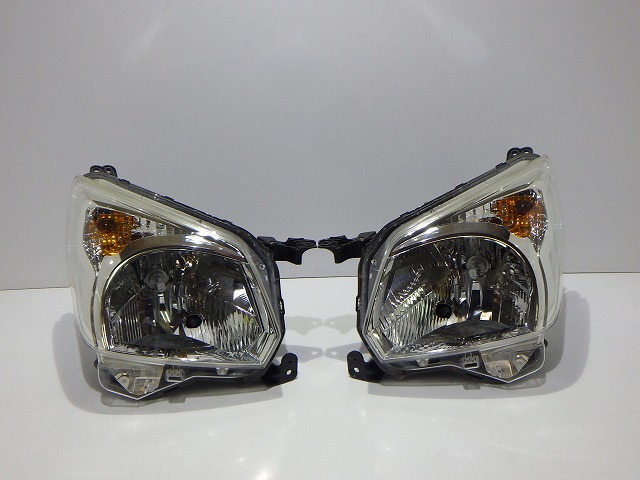 スペーシア ヘッドライト左右 ハロゲン MK42S MK32S 1870 NO 35120-81M00 81M00 コーティング 綺麗 260610054