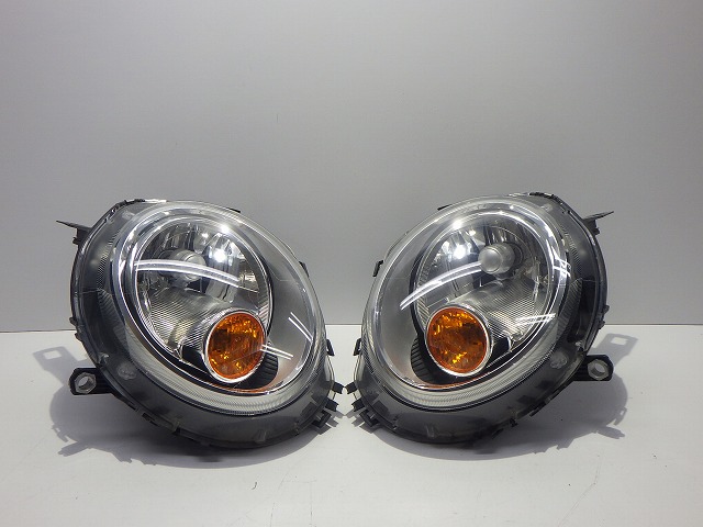 BMW ミニ クーパー ヘッドライト左右 ハロゲン R56 R55 0301225702 0301225701 コーティング 260421255