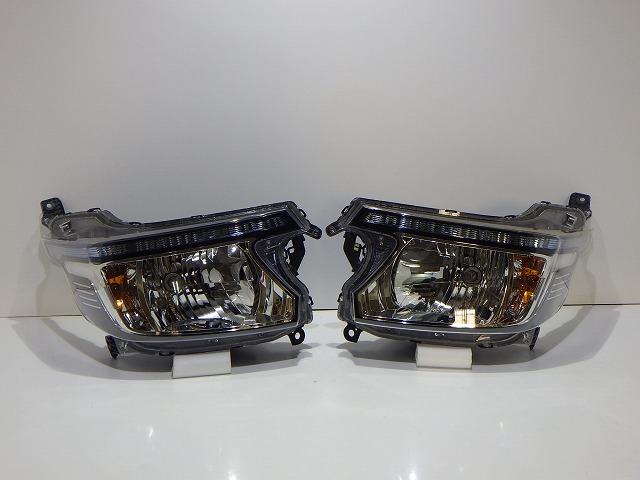 N-WGN ヘッドライト左右 ハロゲン JH1 JH2 前期 W1343 N0 33100/33151-T6G-N01 コーティング 美品 260416071