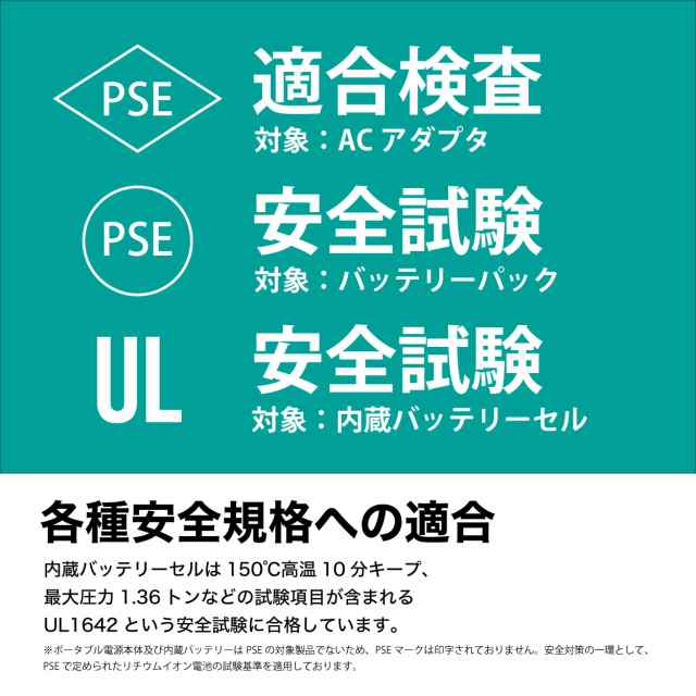 店内全品20%OFF 三太郎の日】ポータブル電源 防水規格 大容量 LACITA ...