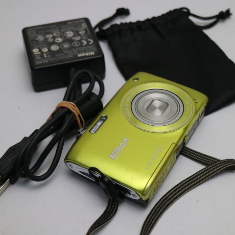 良品中古 COOLPIX S3100 シトラスイエロー 中古本体 安心保証 即日発送 デジカメ Nikon デジタルカメラ 本体の通販は