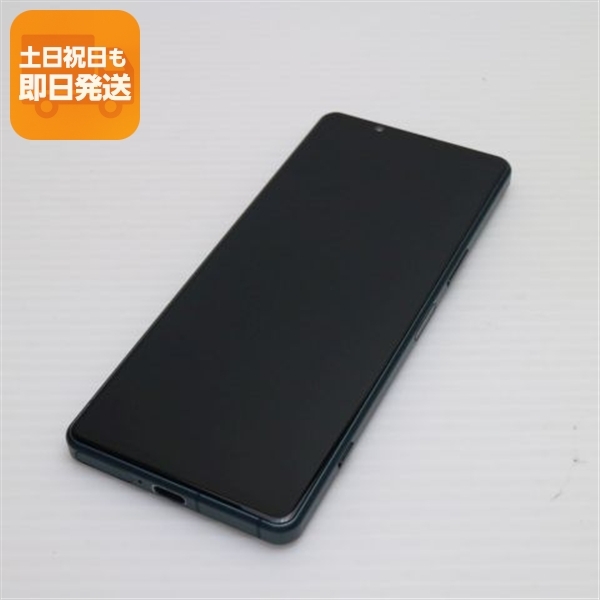 超美品 SOG09 Xperia 5 IV グリーン AU スマホ SONY 即日発送 土日祝発送OK