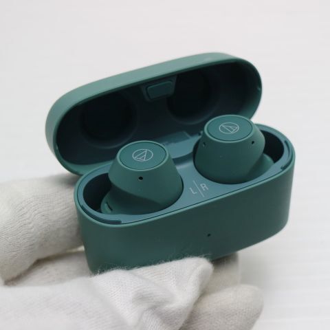 新品同様 ATH-CKS30TW+ エバーグリーン イヤホン オーディオテクニカ
