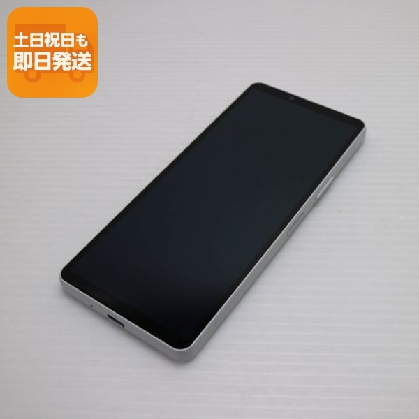 美品 SO-52D Xperia 10 V ホワイト DoCoMo スマホ SONY 即日発送 土日祝発送OK