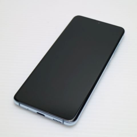 美品 SCG01 Galaxy S20 5G クラウドブルー スマホ 白ロム 中古