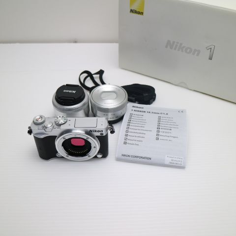 超美品 Nikon 1 J5 ダブルレンズキット シルバー 中古本体 安心保証 即日発送 ミラーレス一眼 Nikon 本体