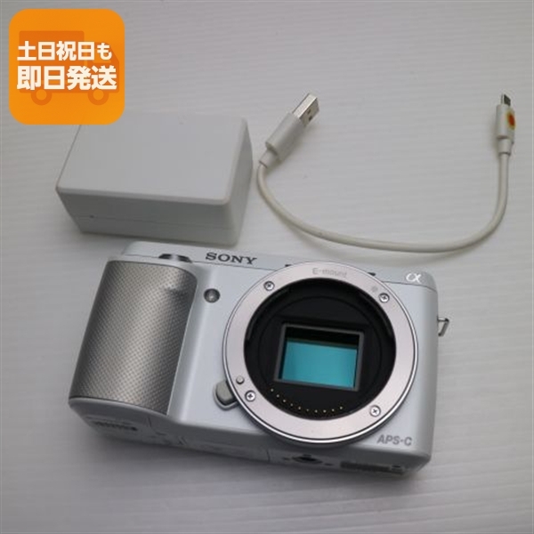 超美品 NEX-F3 ホワイト ボディ 中古本体 安心保証 即日発送 デジ1 SONY デジタルカメラ 本体
