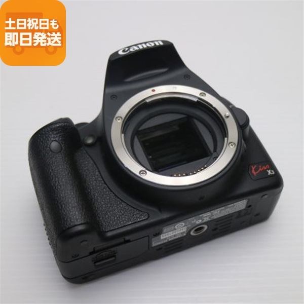 超美品 EOS Kiss X3 ブラック ボディ 中古本体 安心保証 即日発送 デジ1 Canon デジタルカメラ 本体