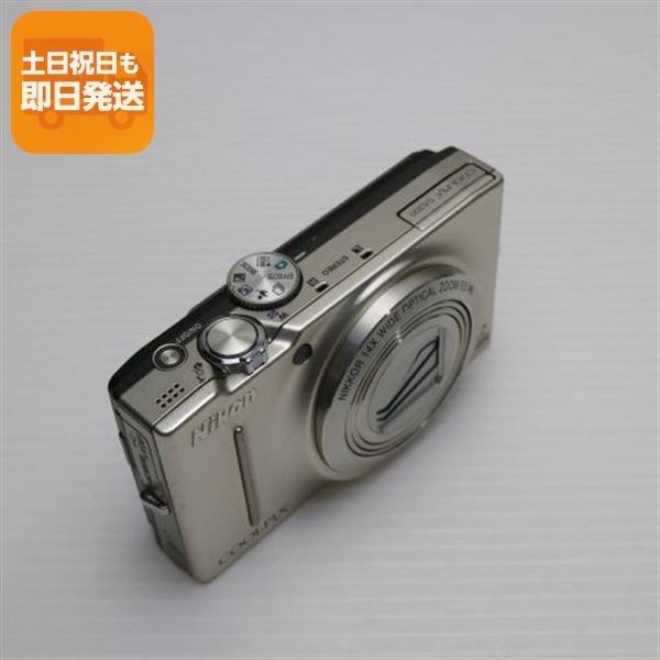 美品 COOLPIX S8200 プラチナシルバー 中古本体 安心保証 即日発送 デジカメ Nikon デジタルカメラ 本体