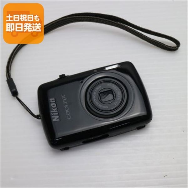 美品 COOLPIX S01 ブラック 中古本体 安心保証 即日発送 デジカメ Nikon デジタルカメラ 本体