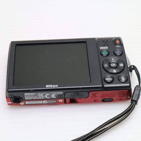 美品 COOLPIX S5100 クリアレッド 中古本体 安心保証 即日発送 Nikon デジカメ デジタルカメラ 本体_1