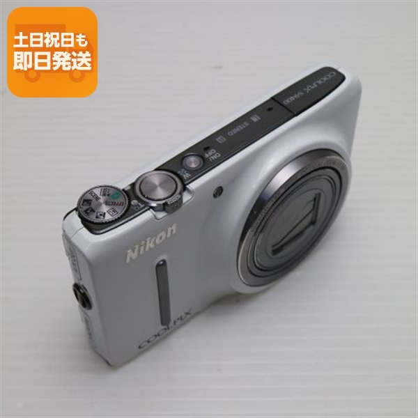 超美品 COOLPIX S9400 エレガントホワイト 中古本体 安心保証 即日発送 デジカメ Nikon 本体