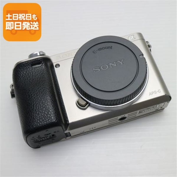 美品 α6000 ILCE-6000 ボディ シルバー 中古本体 安心保証 即日発送 ミラーレス一眼 SONY 本体