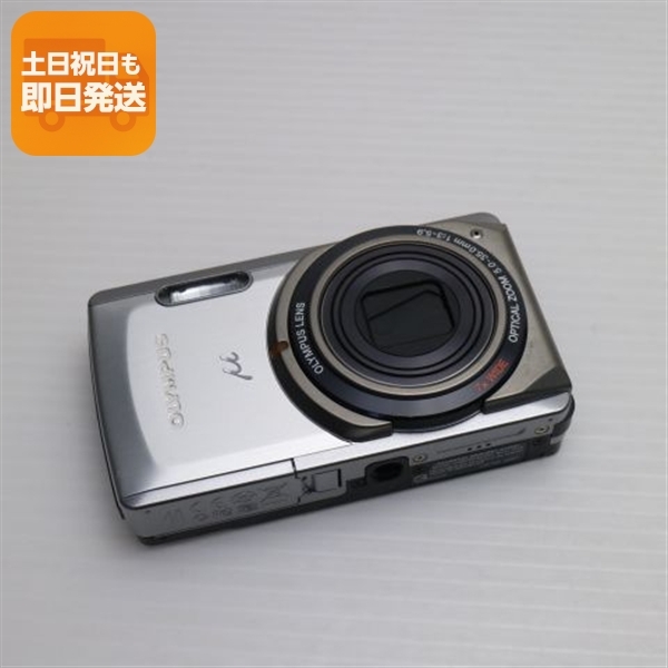 超美品 μ-7020 シルバー 中古本体 安心保証 即日発送 OLYMPUS デジカメ デジタルカメラ 本体