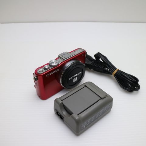 美品 E-PL3 レッド ボディ 中古本体 安心保証 即日発送 OLYMPUS デジタル一眼 本体