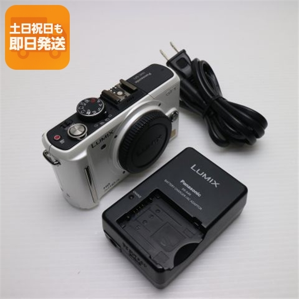 美品 DMC-GF1 ホワイト ボディ 中古本体 安心保証 即日発送 Panasonic LUMIX デジカメ 本体