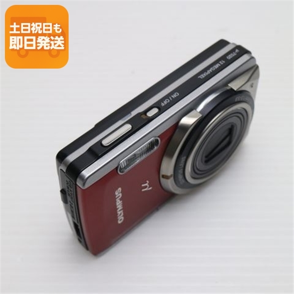 新品同様 μ-7020 レッド 中古本体 安心保証 即日発送 OLYMPUS デジカメ デジタルカメラ 本体