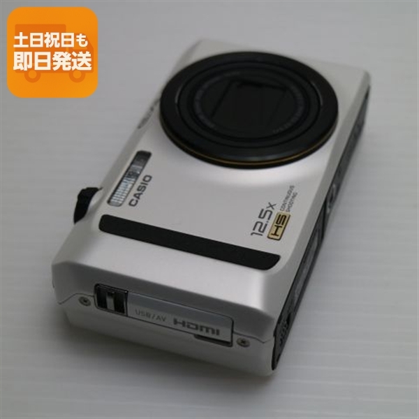 新品同様 EX-ZR100 ホワイト 中古本体 安心保証 即日発送 CASIO EXILIM デジカメ 本体