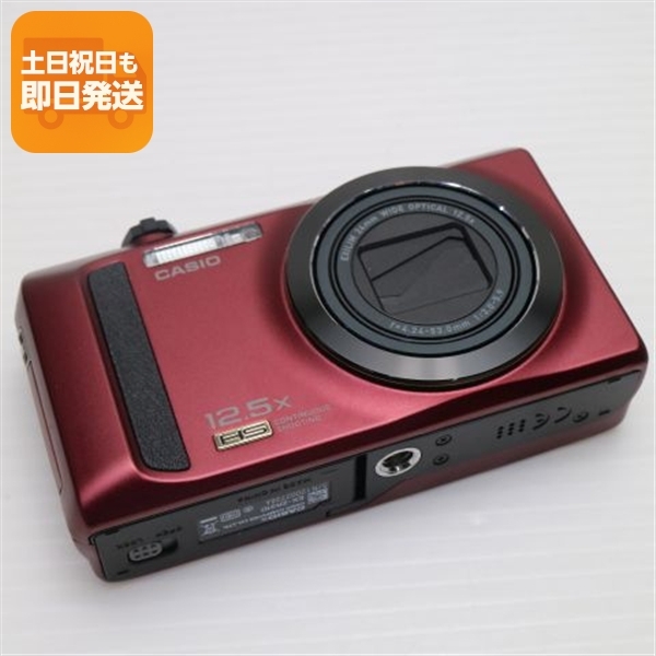 超美品 EX-ZR310 レッド 中古本体 安心保証 即日発送 デジカメ CASIO デジタルカメラ 本体