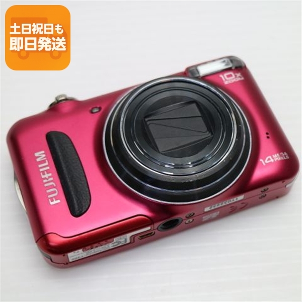 美品 FinePix T300 レッド 中古本体 安心保証 即日発送 FUJIFILM デジカメ デジタルカメラ 本体