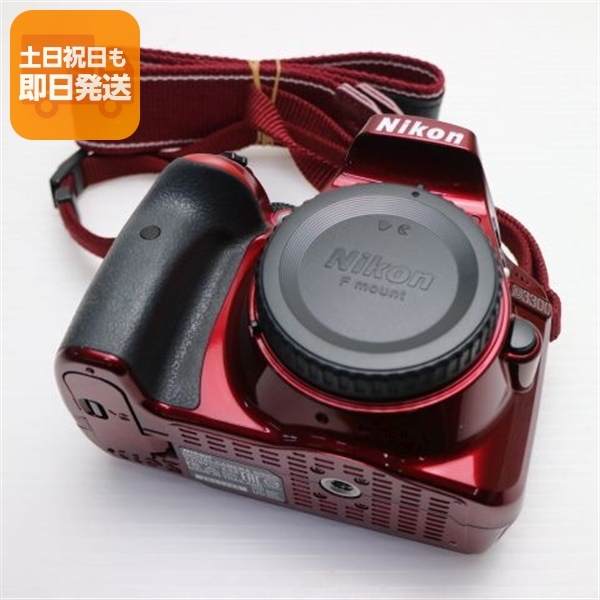 良品中古 Nikon D3300 レッド 安心保証 即日発送 Nikon デジタル一眼カメラ デジタルカメラ