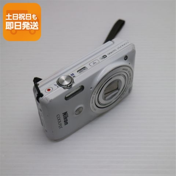 良品中古 COOLPIX S6900 ナチュラルホワイト 中古本体 安心保証 即日発送 デジカメ ニコン 本体