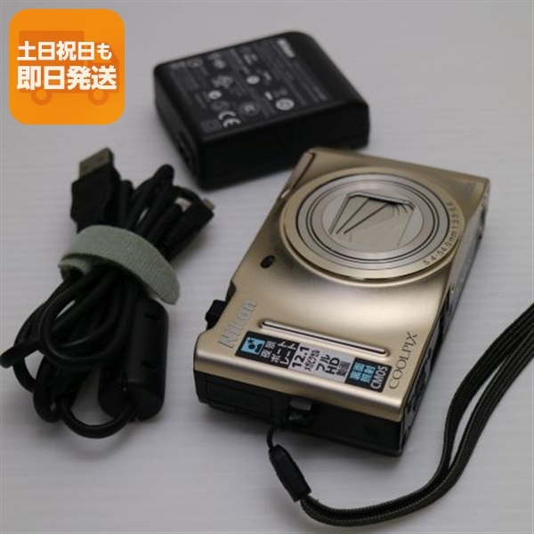 美品 COOLPIX S8100 プレシャスゴールド 中古本体 安心保証 即日発送 Nikon デジカメ デジタルカメラ 本体