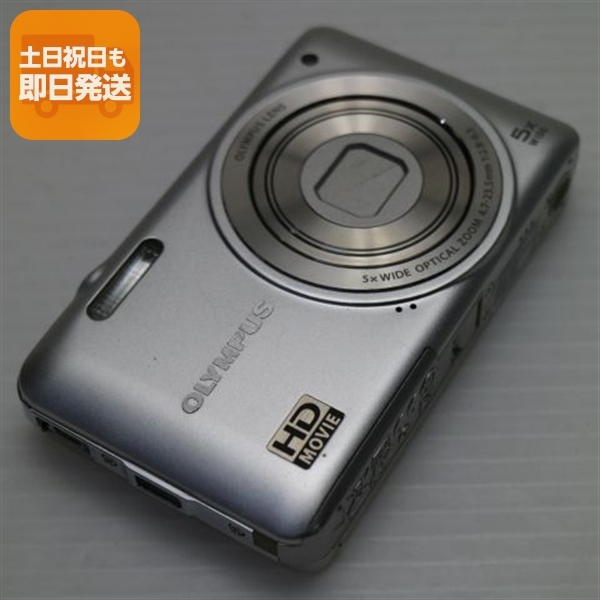 美品 VG-140 シルバー 中古本体 安心保証 即日発送 OLYMPUS デジカメ デジタルカメラ 本体