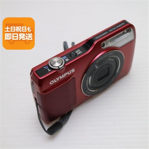 美品 VG-170 レッド 中古本体 安心保証 即日発送 デジカメ OLYMPUS デジタルカメラ 本体